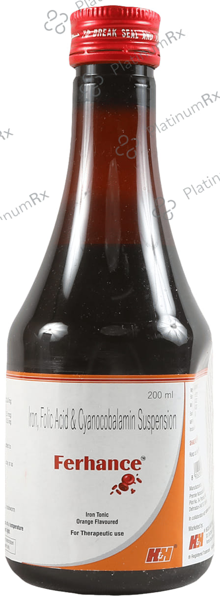 Ferhance Orange Flavour Oral Suspension 200ml