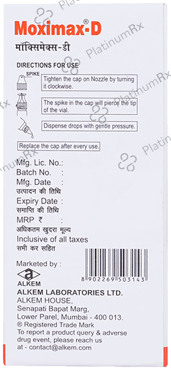 Moximax D Eye Drop 10ml