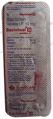 Bacloheal 10mg Tablet 10s