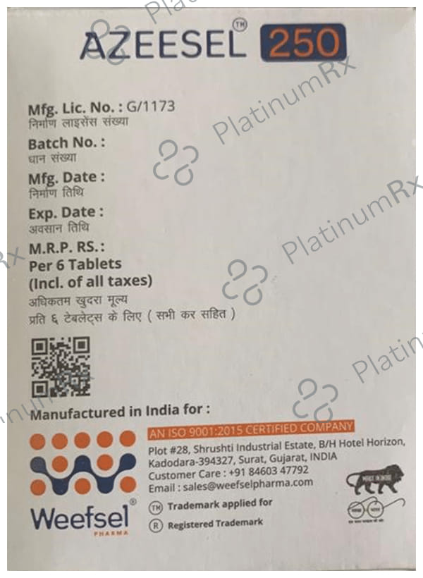 Azeesel 250mg Tablet 6s