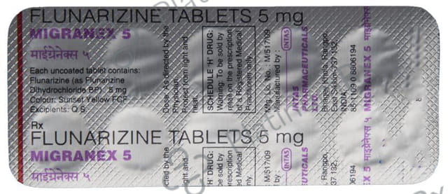 Migranex 5mg Tablet 10s