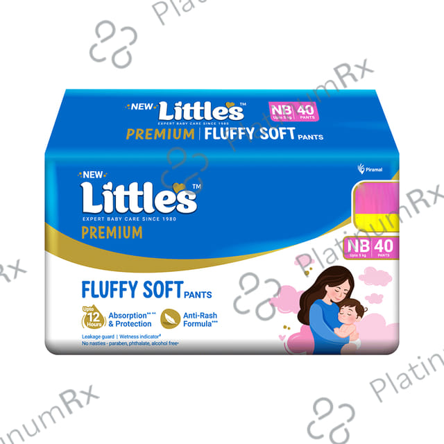 Little's Comfy Cottonsoft Baby Pants Diaper New Born 40s