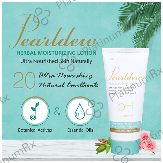 Pearldew Herbal Moisturizing Lotion (100gm Each) 3 Tubes