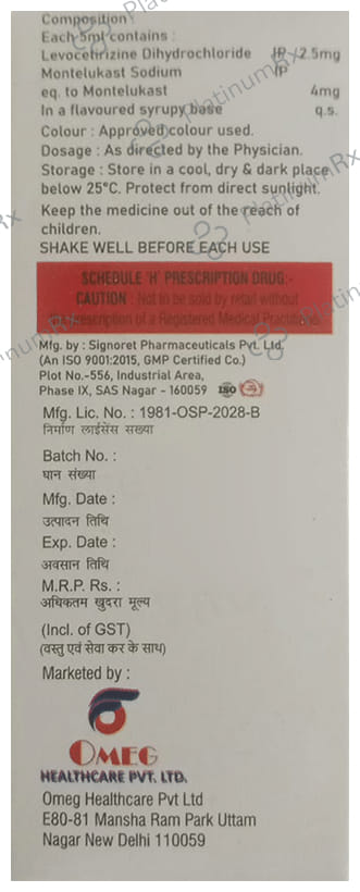 Vitocet-M Oral Suspension Mango