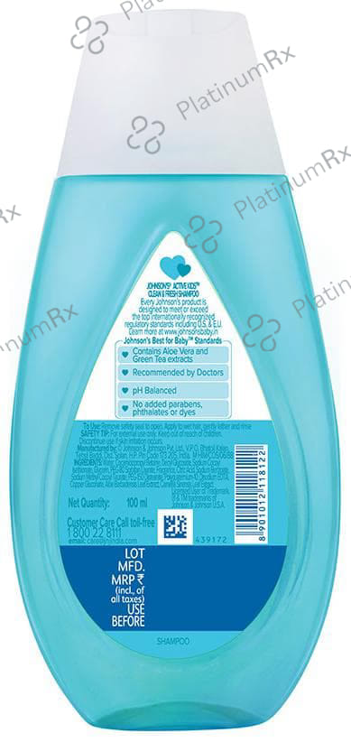 Johnson's Active Kids Clean & Fresh Shampoo 100ml