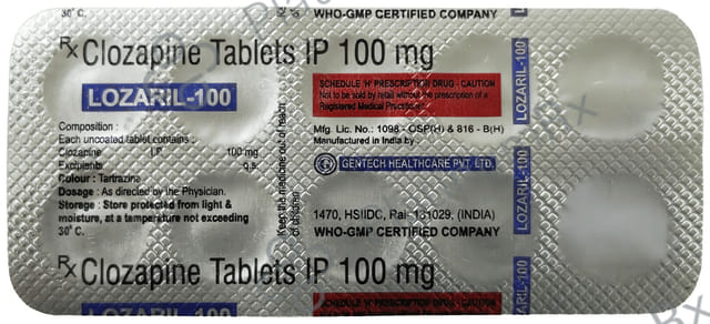 Lozaril 100mg Tablet 10s