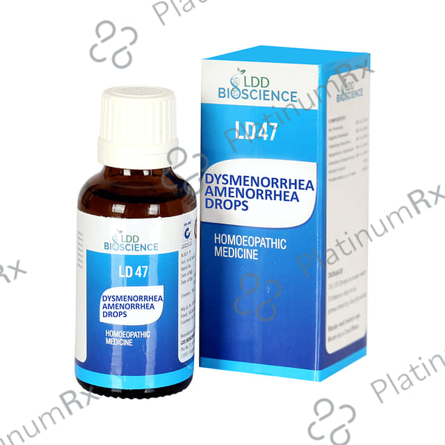 LDD Bioscience LD 47 Dysmenorrhea Amenorrhea Drop