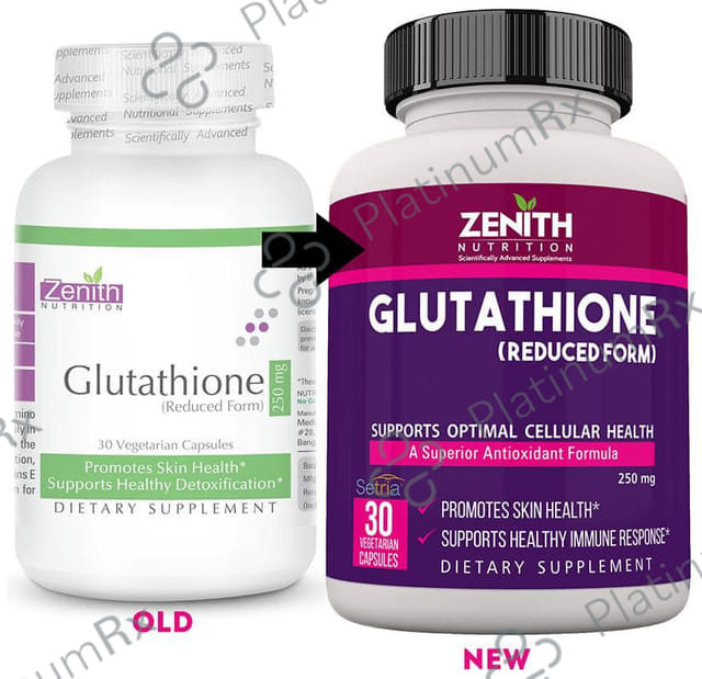 Zenith Nutrition Glutathione 250mg Capsule