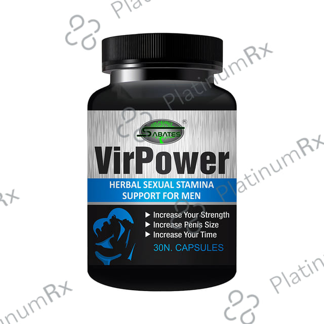 Sabates Vir Power Herbal Sexual Stamina Support for Men Capsule