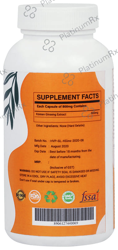 Goodlife Nutrition Ginseng Extract Capsule