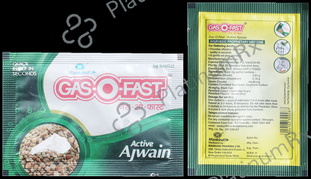 Gas-O-Fast Ajwain Active Sachet - Helps Relieve Acidity