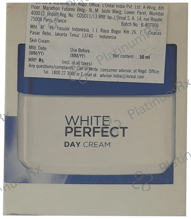 Loreal Paris White Perfect Day Cream SPF 17 PA++