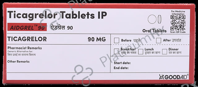 Aidgrel 90mg Tablet 14s