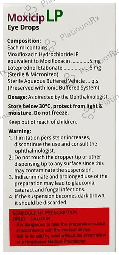 Moxicip LP Eye Drop 5ml