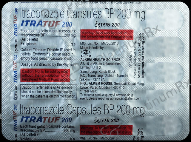 Itratuf 200mg Capsule 15s