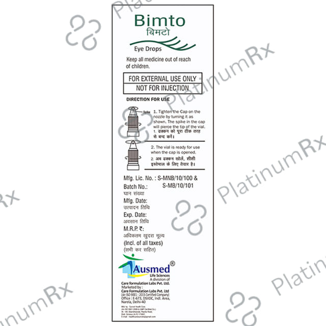 Bimto Eye Drop