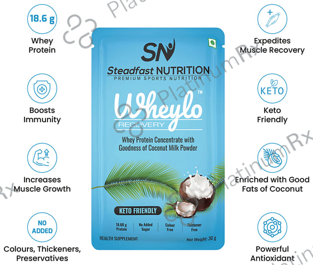 Steadfast Nutrition Wheylo Recovery Sachet (30gm Each)
