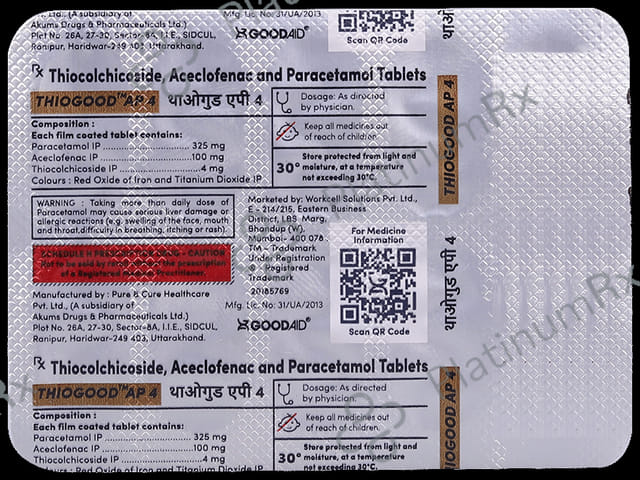 Thiogood AP 4 Tablet