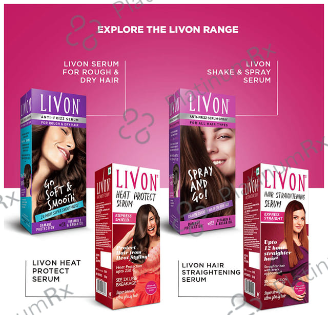 Livon Anti-Frizz Serum for All Hair Types 100 Serum