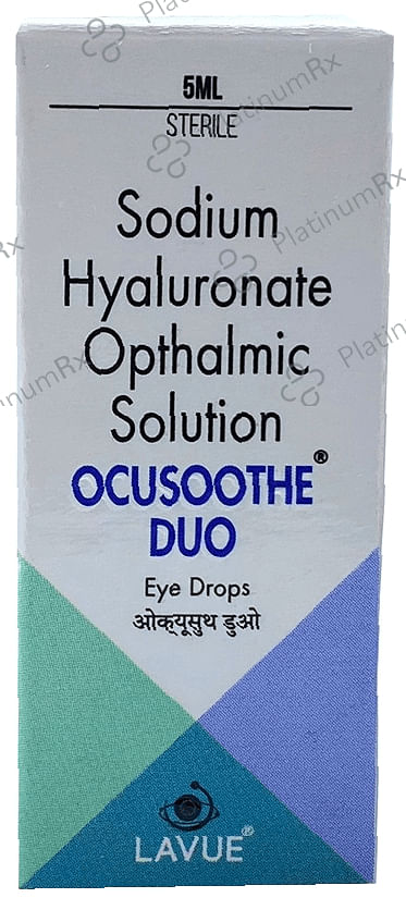 Ocusoothe Duo Eye Drop 5 Ophthalmic Solution