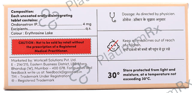 Aidsetron MD 4mg Tablet 10s