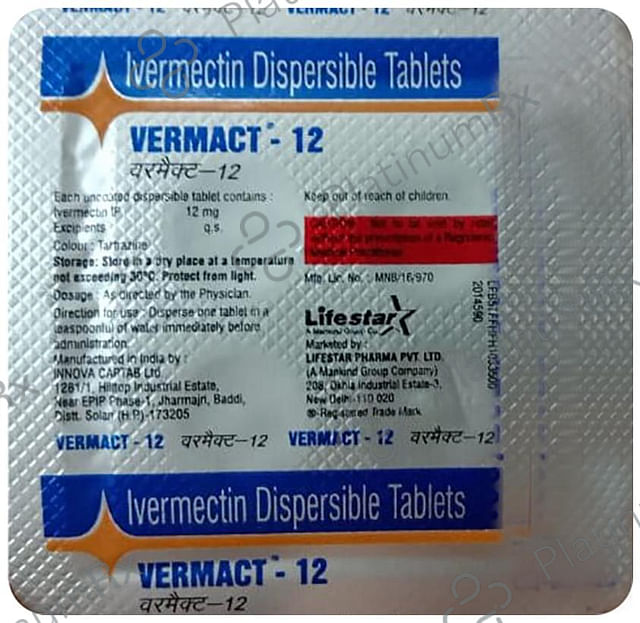 Vermact 12 Tablet DT 4 Tablet DT