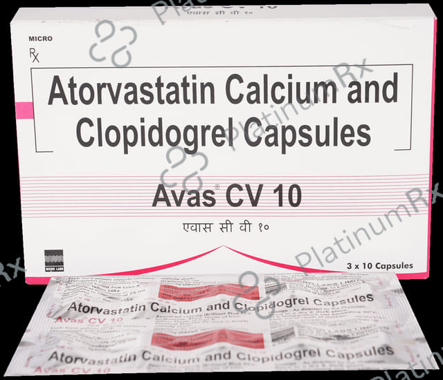 Avas CV 10/75mg Capsule 10s