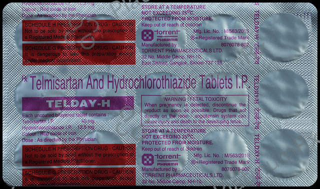 Telday H 12.5/40mg Tablet 15s