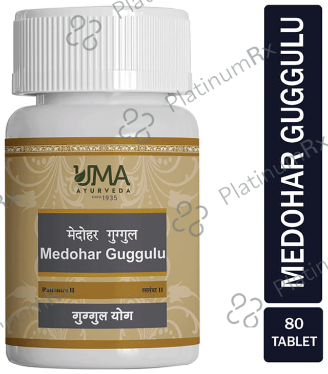 Uma Ayurveda Medohara Guggulu Tablet 80 tablets