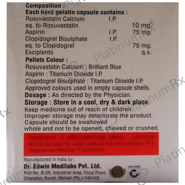 Glyrova Gold 10mg Capsule 10s