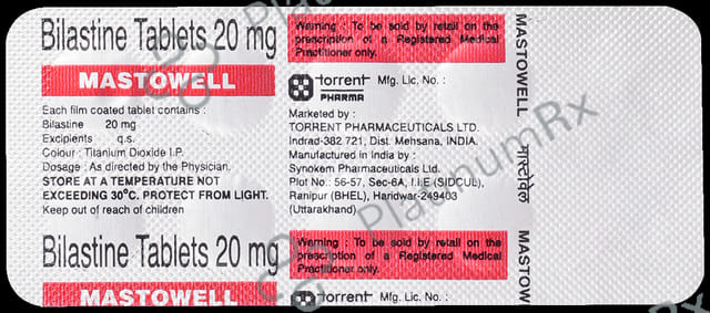 Mastowell 20mg Tablet