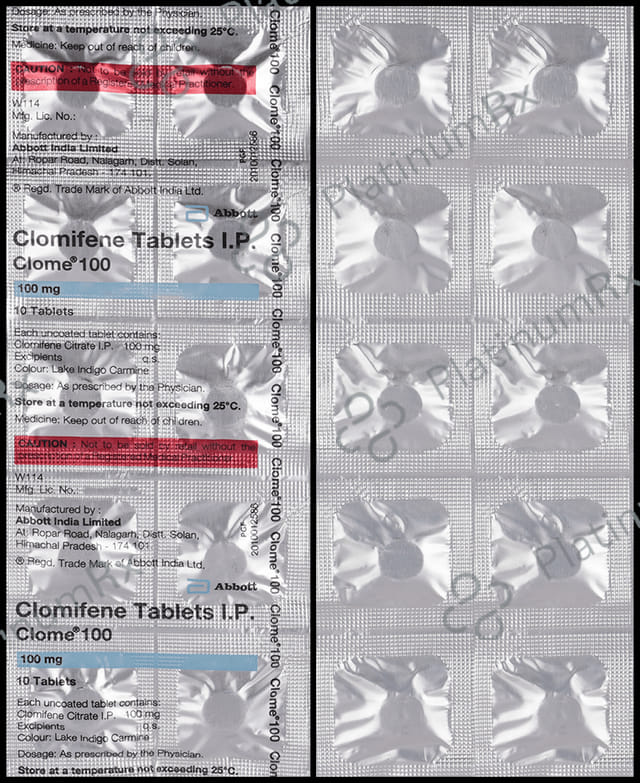 Clome 100mg Tablet 10s