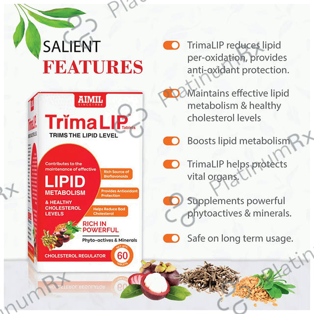 Aimil Trimalip Cholesterol Regulator Capsule 60s