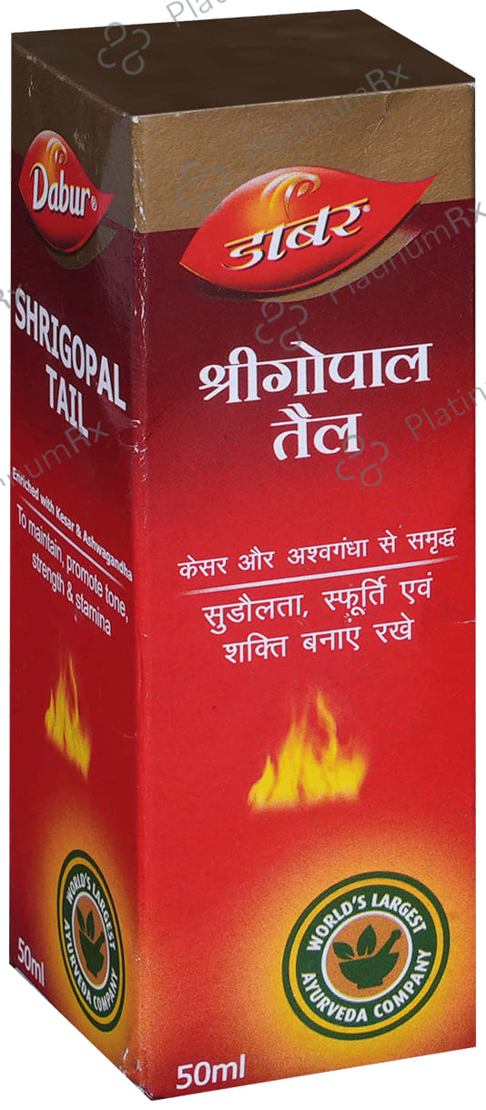 Dabur Shrigopal Tail - For Strength & Stamina 50 ml
