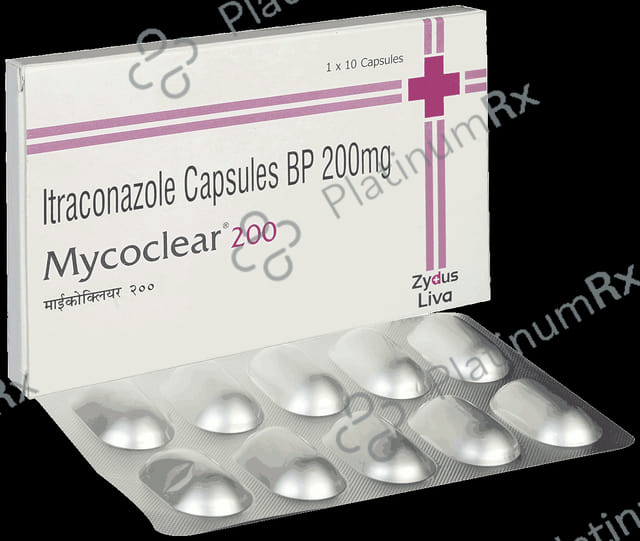 Mycoclear 200mg Capsule 10s