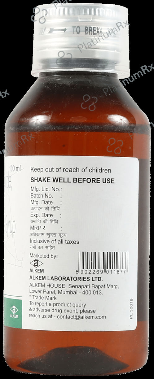 Trump A 15/50/1.25mg Syrup 100ml