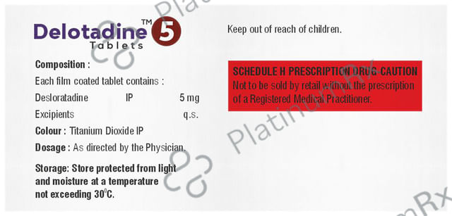 Delotadine 5 Tablet