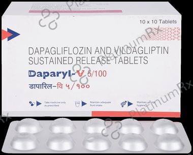 Daparyl V 5/100mg Tablet 10s
