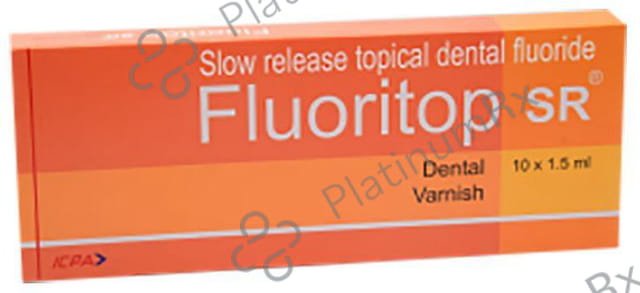 Fluoritop SR Dental Varnish 1.5 ml 10 Paint