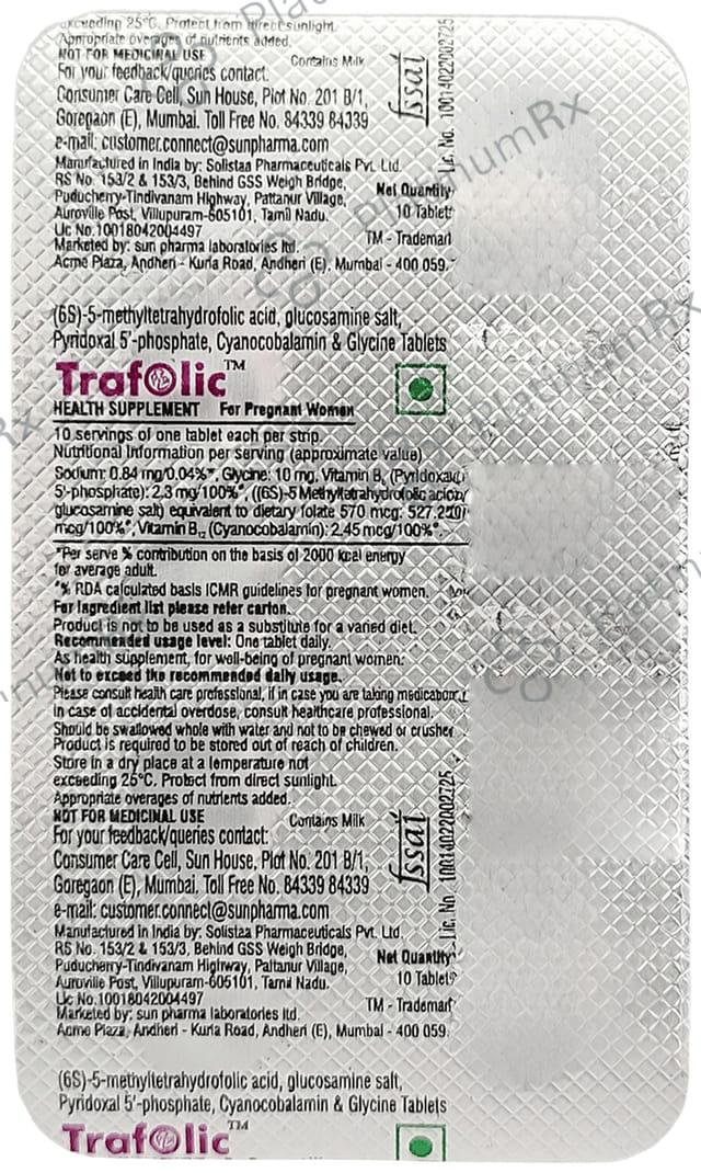Trafolic Tablet 10s