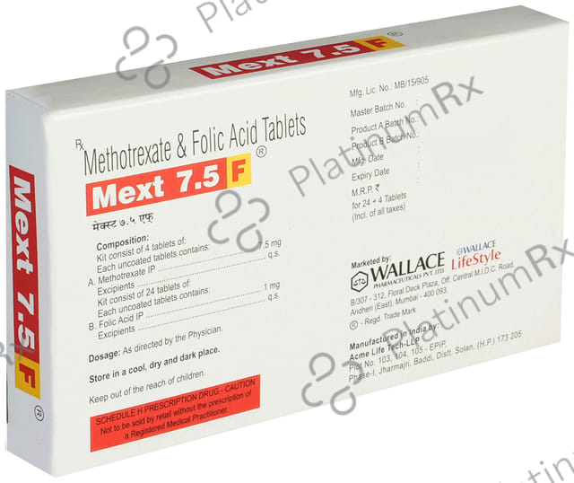 Mext 7.5mg/1000mcg F Combipack Tablet 28s
