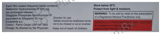 Sitanorm M 50/500mg Tablet PR 15s