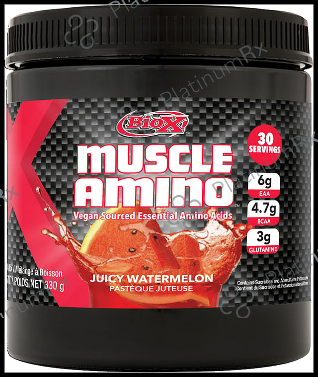 BioX Juicy Watermelon Muscle Amino Vegan Sourced Essential Amino Acids Powder