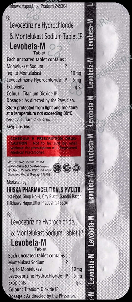 Levobeta M 5mg/10mg Tablet