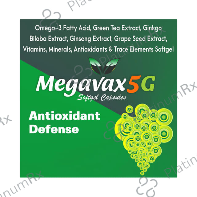 Megavax 5G Softgel Capsule 10s