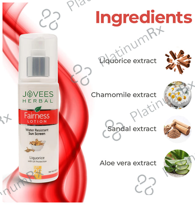Jovees Fairness Sun Screen SPF 25 Lotion 200 ml