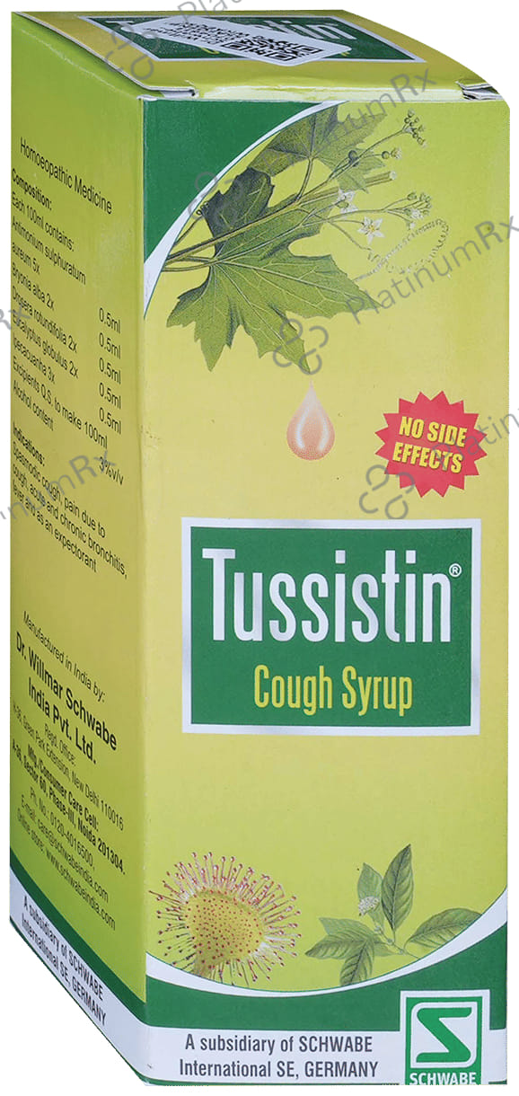 Dr Willmar Schwabe India Tussistin Syrup