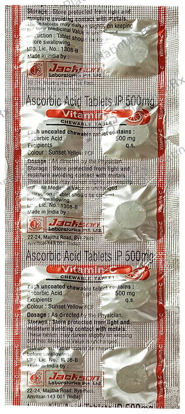 Vitamin C 500 Chewable Tablet 10s