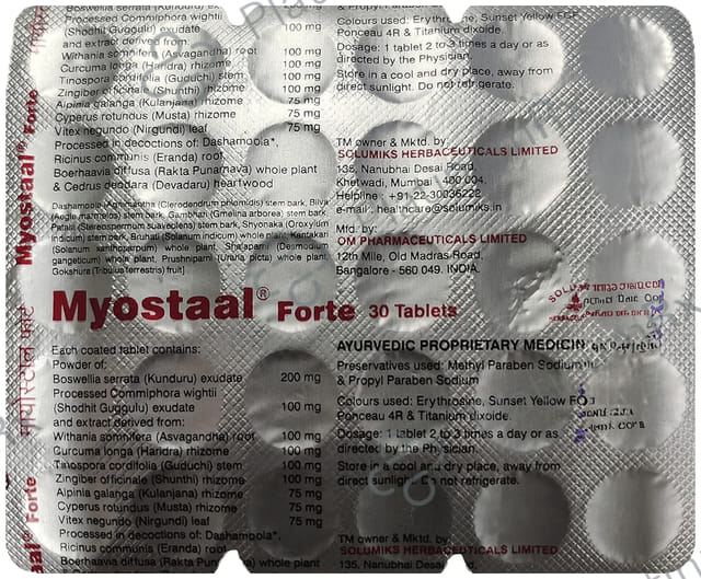 Solumiks Myostaal Forte Tablet