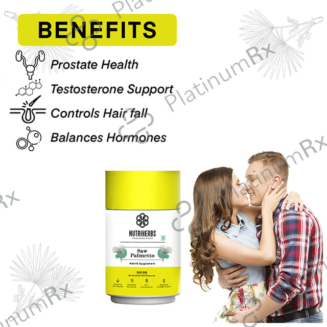 Nutriherbs Saw Palmetto 500mg Capsule